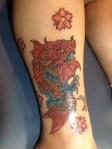 koi dragon tatoo